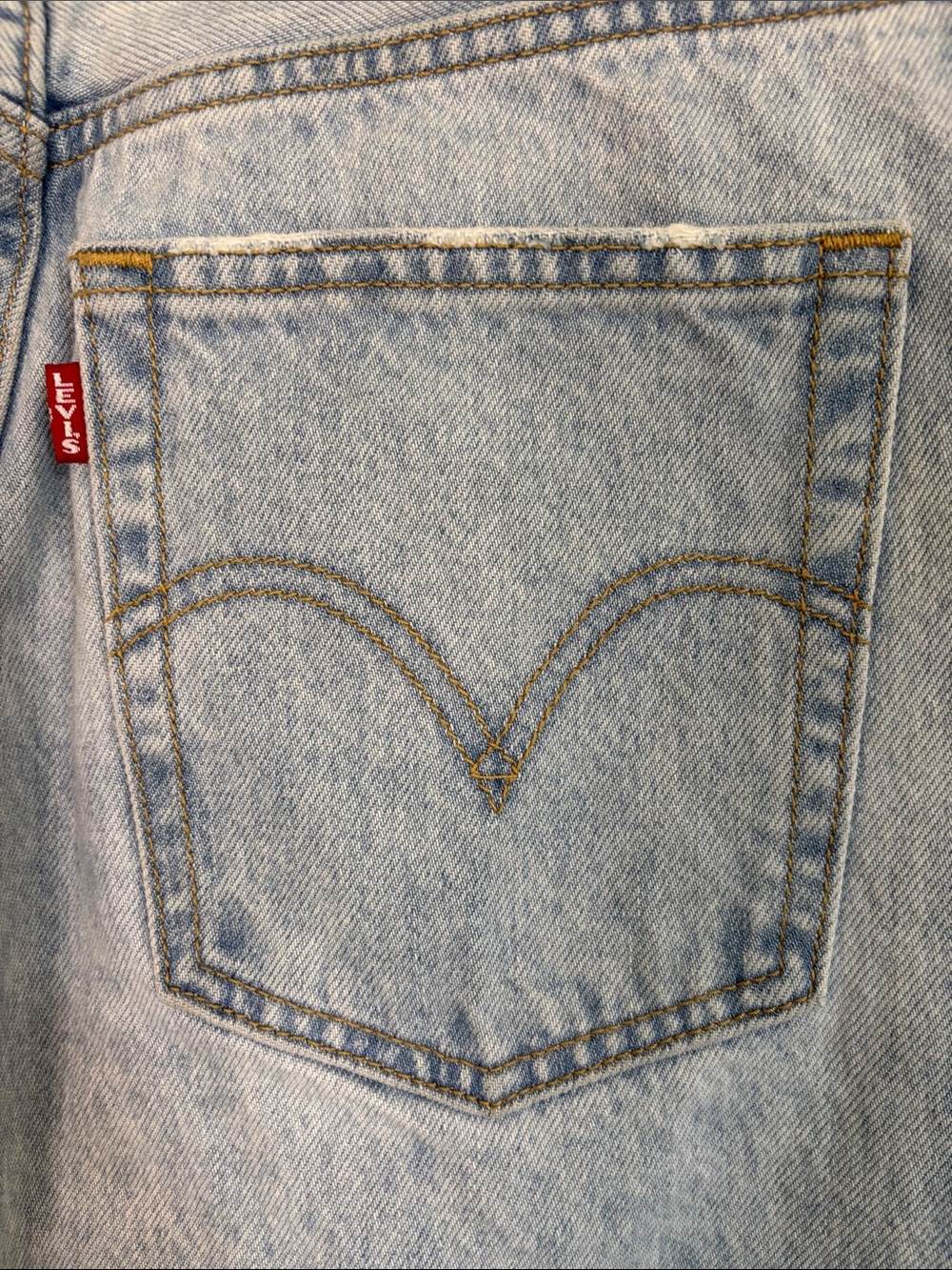 Levi’s Ribcage Ankle Straight Jeans Light Wash Size 27 - Picture 11 of 15
